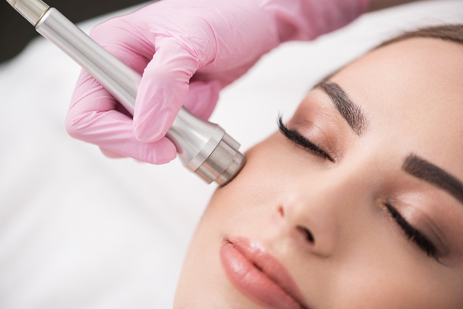Behandlungsdetail im Bereich Microdermabrasion