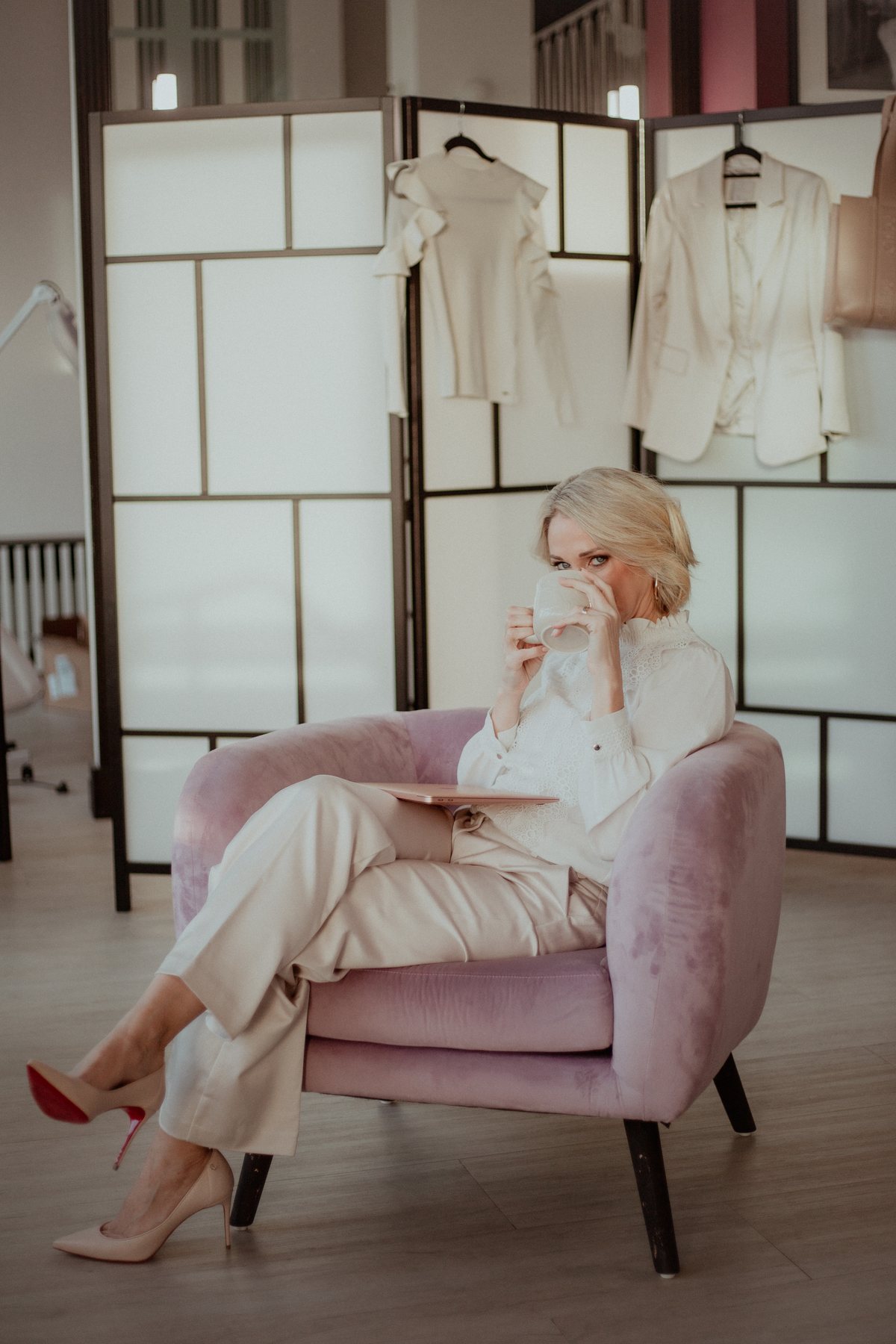 Studio-Atmosphäre von Jennifer Sohn Cosmetics in Essen